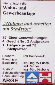 Bauschild 