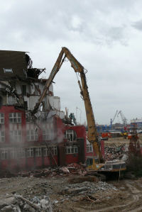 Abbruch Zollamt Hafencity Hamburg