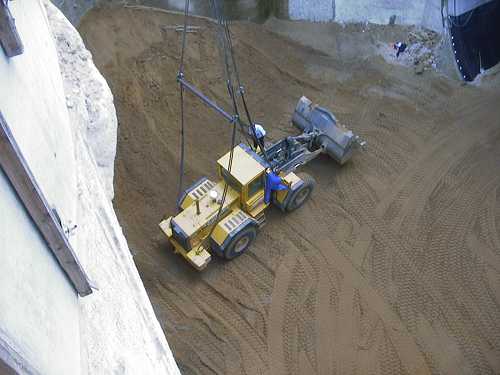 Anschlagen des Laders