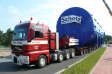 Transport eines 165 t schweren Autoklaven