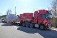 TAG, Volvo FH 05 750 mit Goldhofer 3-5 Tieflader und Nordex WEA Nabe