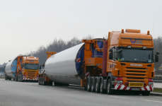 5 achs Scanias von WEL im Doppelpack