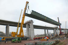 350 t Br�ckenhub in Itzehoe 2009