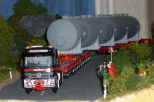 Mammoet Reaktorfa� Transport auf dem neuen 1/50 Diorama