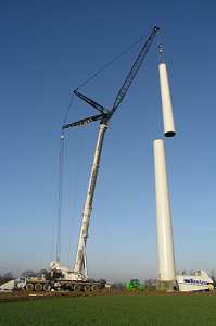 Windkraftanlagenmontage im Kreis Bad Oldesloe