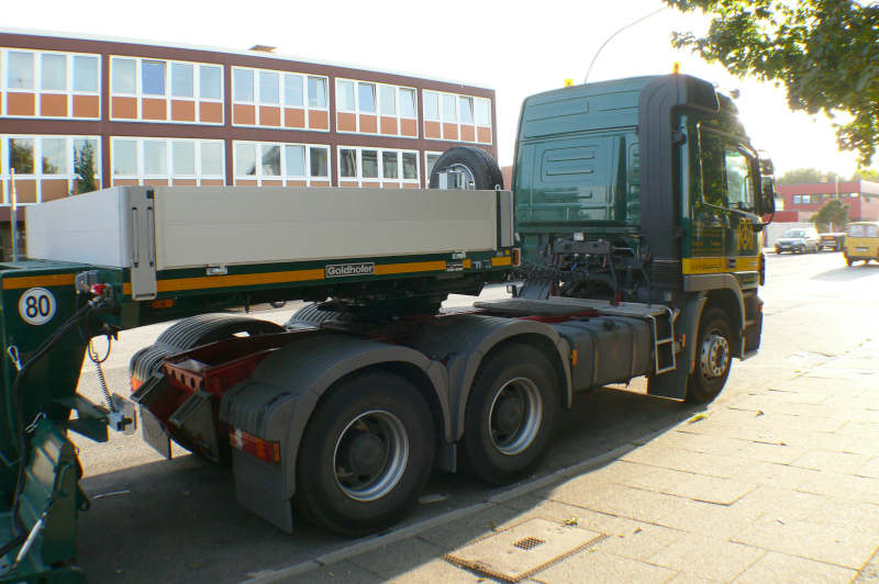 Neues Goldhofer Tiefbett im September 2009