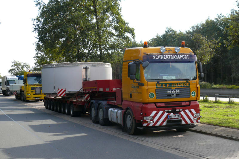 MAN 33.480 TGA mit Enercon E 82 Statortransport