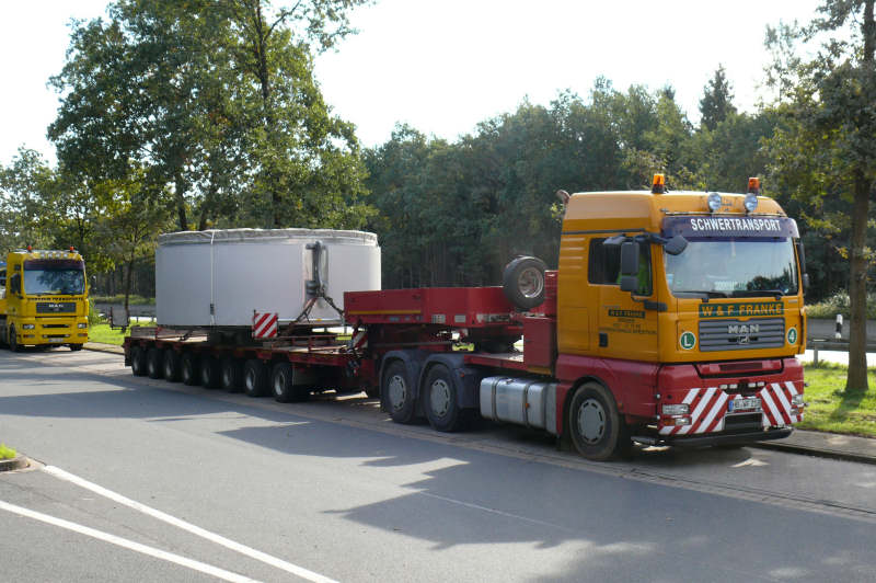 MAN 33.480 TGA mit Enercon E 82 Statortransport