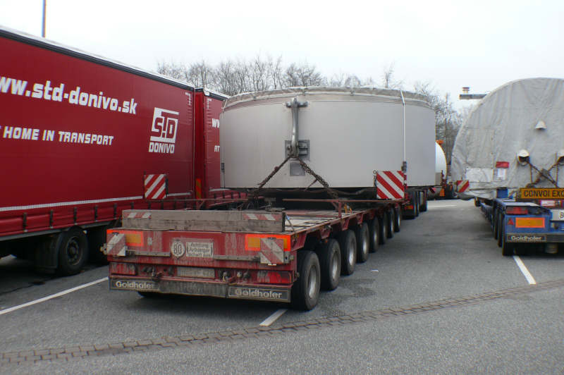 MAN 33.540 TGX mit Enercon E 82 Statortransport