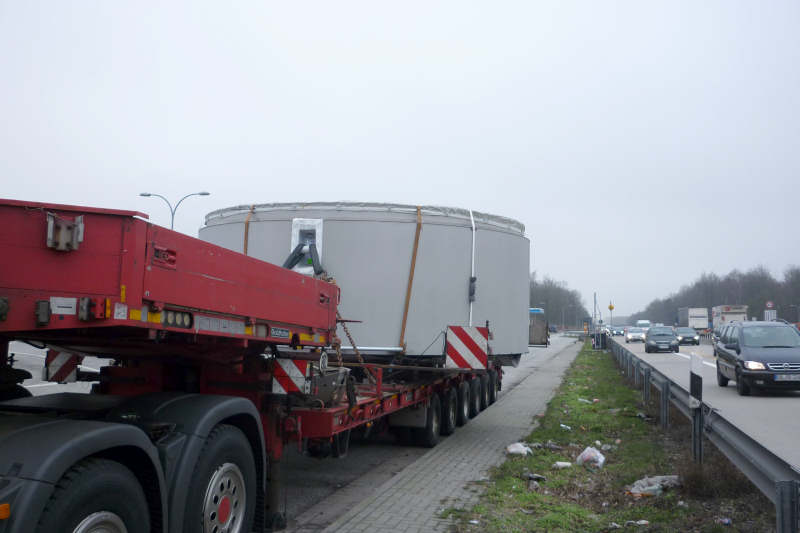 MAN 41.540 TGX mit Enercon E 82 Statortransport