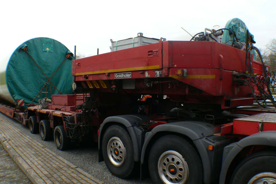 MAN 41.680TGX mit Enercon Turmteil Transport