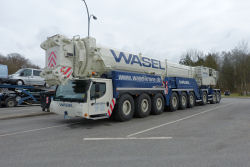 LTM 1750-9.1 Wasel Krane, Rasthof Buddikate an der A 1, Februar 2013