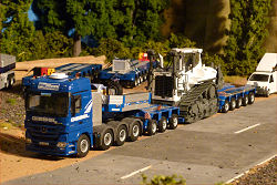 Transport Liebherr PR 776, Januar 2017