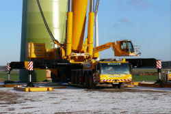 LTM 11200-9.1 Mc Nallys, Windpark Bartelsdorf, Dezember 2009