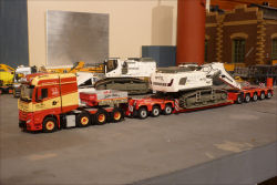 Torben Rafn  MB 4163 Actros SLT mit Nooteboom 3/5 Euro ICP Tieflader, Transport Liebherr R 970 SME, Mai 2023