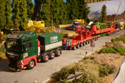 Kahl Schwerlast, Trafotransport in Kesselbr�cke, in 1/50, Februar 2023