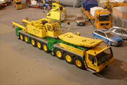 LTM 1500-8.1 HKV Schmitz + Partner, Transport mit reduzierter Achslast, in 1/50, Mai 2024