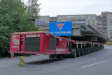 450 t Brückenteiltransporte mit SPMTs durch Wagenborg