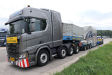 Marraffa, Scania R 650 8x4 mit Goldhofer STZ VP 8 und Trafo unter Plane